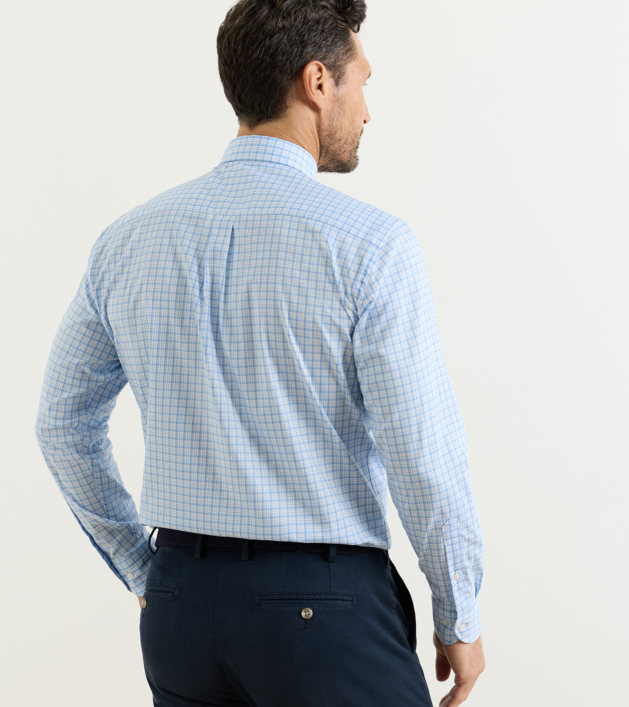 Calvin Crown Lite Cotton-Stretch Sport Shirt