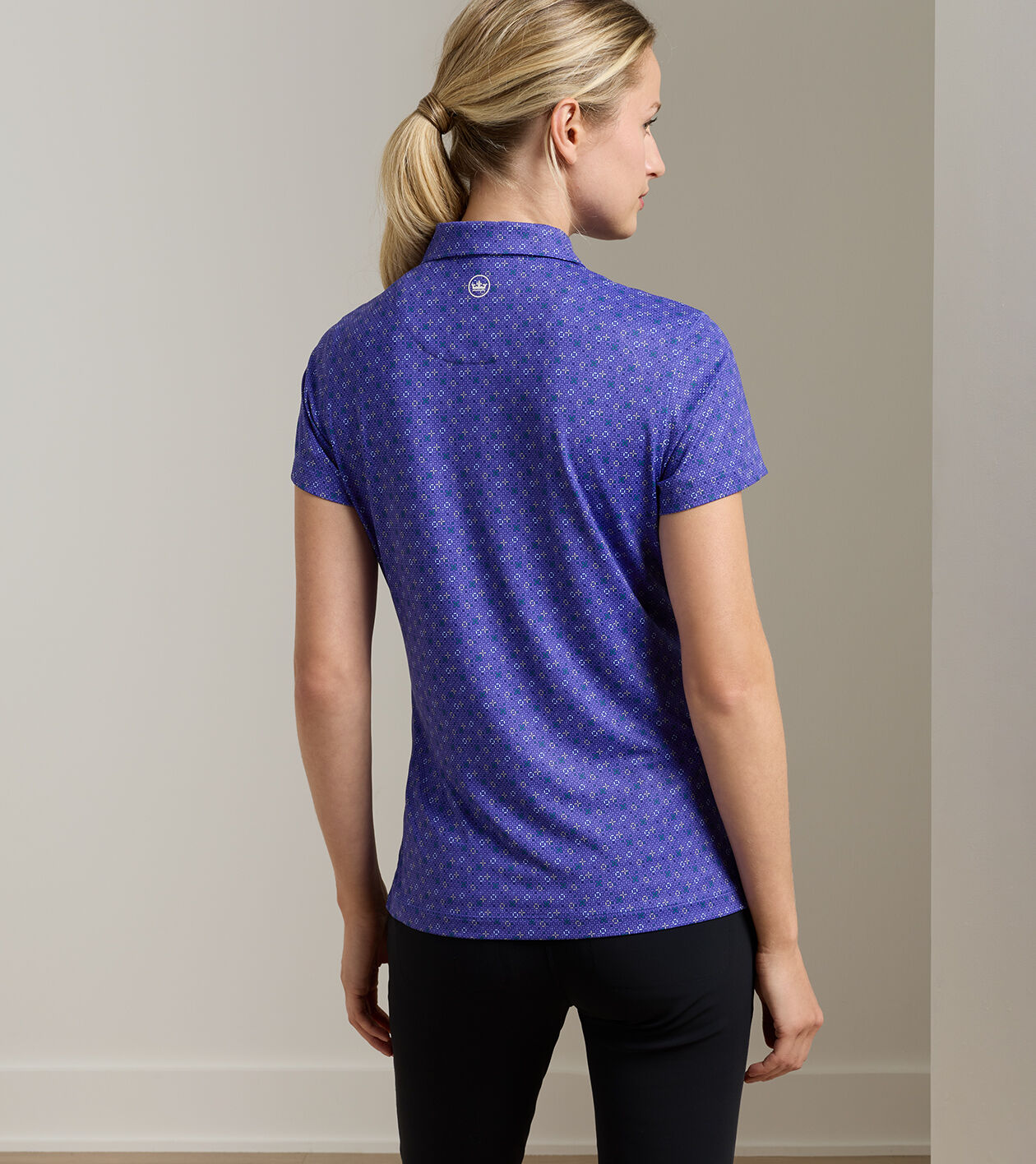 Circle Back Short-Sleeve Jersey Polo