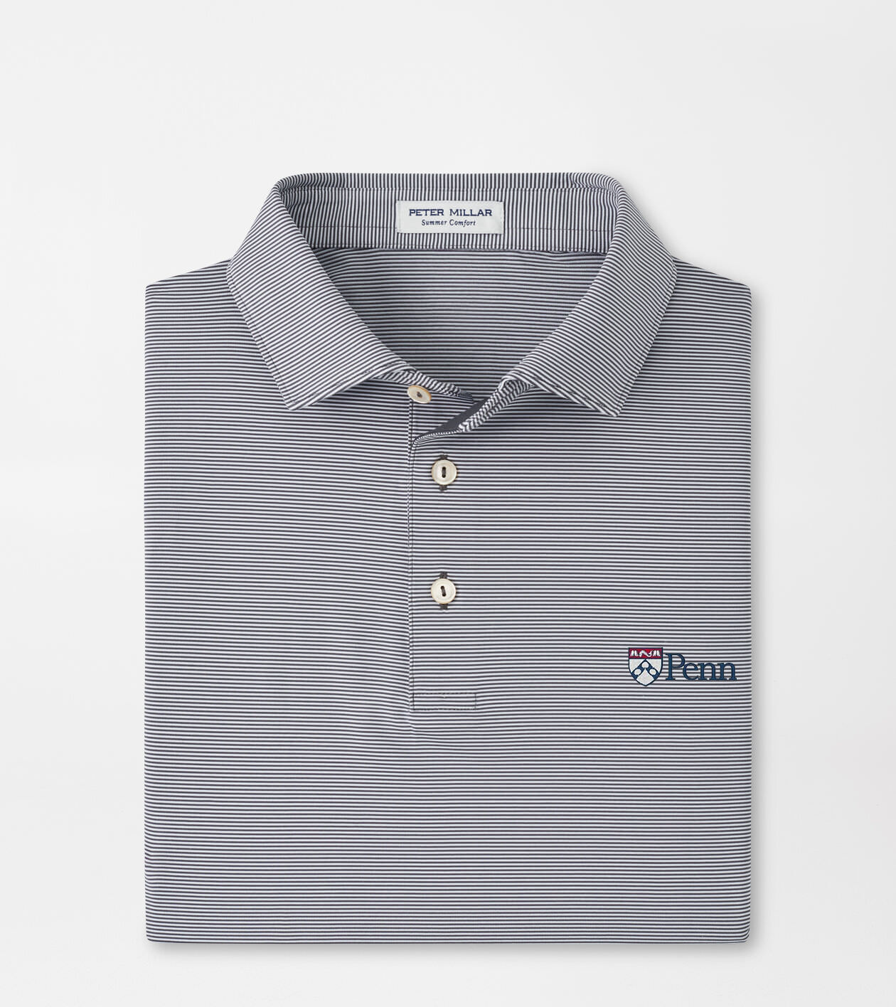 UPenn Jubilee Stripe Performance Polo