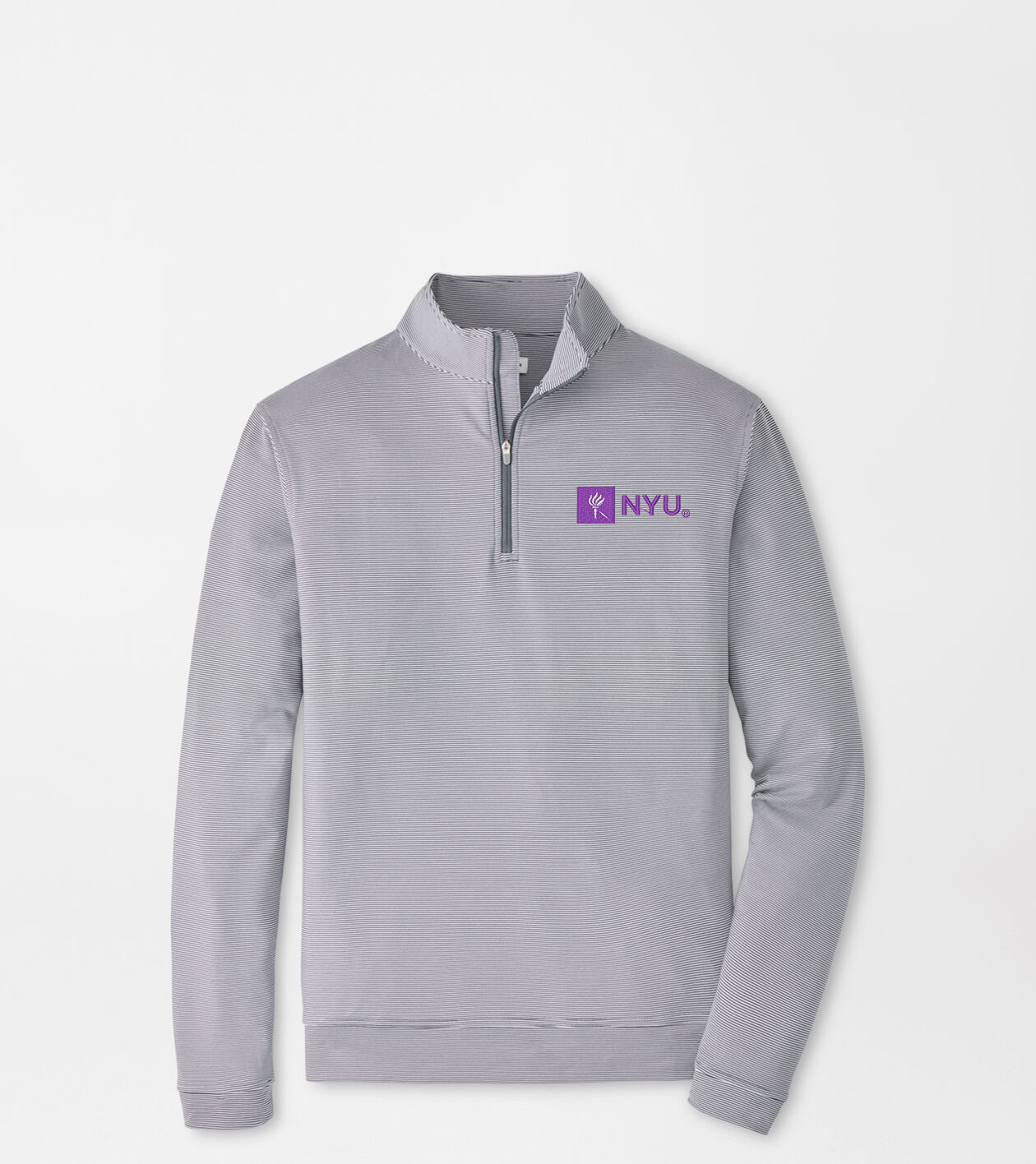 New York University Perth Mini-Stripe Performance Pullover