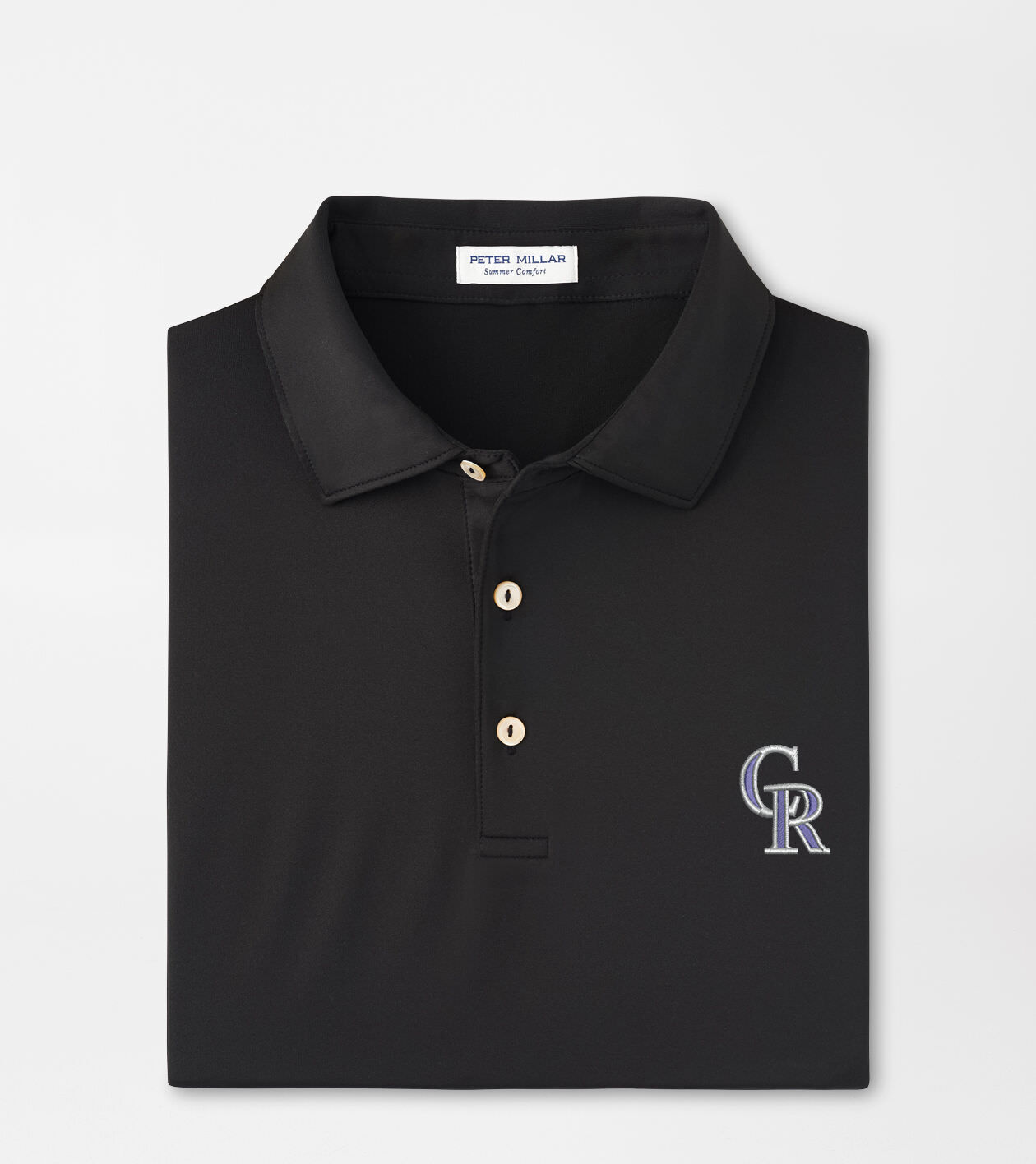 Colorado Rockies Solid Performance Jersey Polo