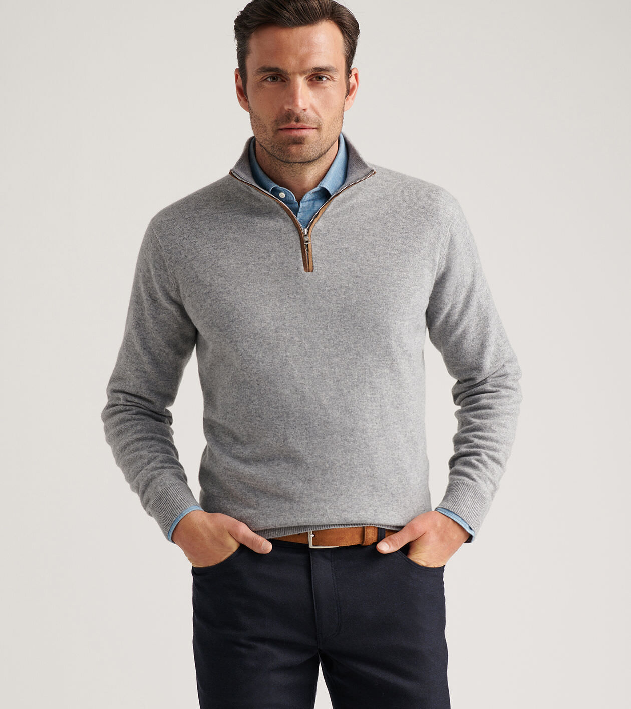 Artisan Crafted Cashmere Flex Quarter-Zip