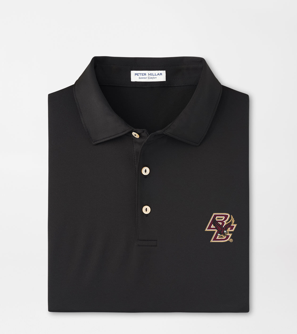 Boston College Solid Performance Jersey Polo