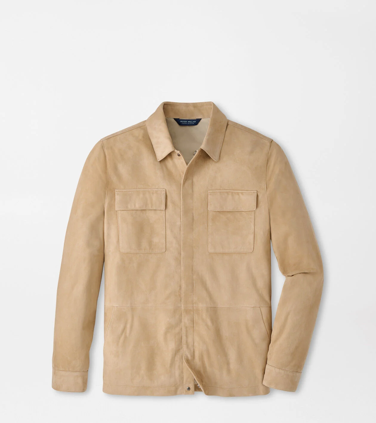 Featherweight Suede Shirt Jacket
