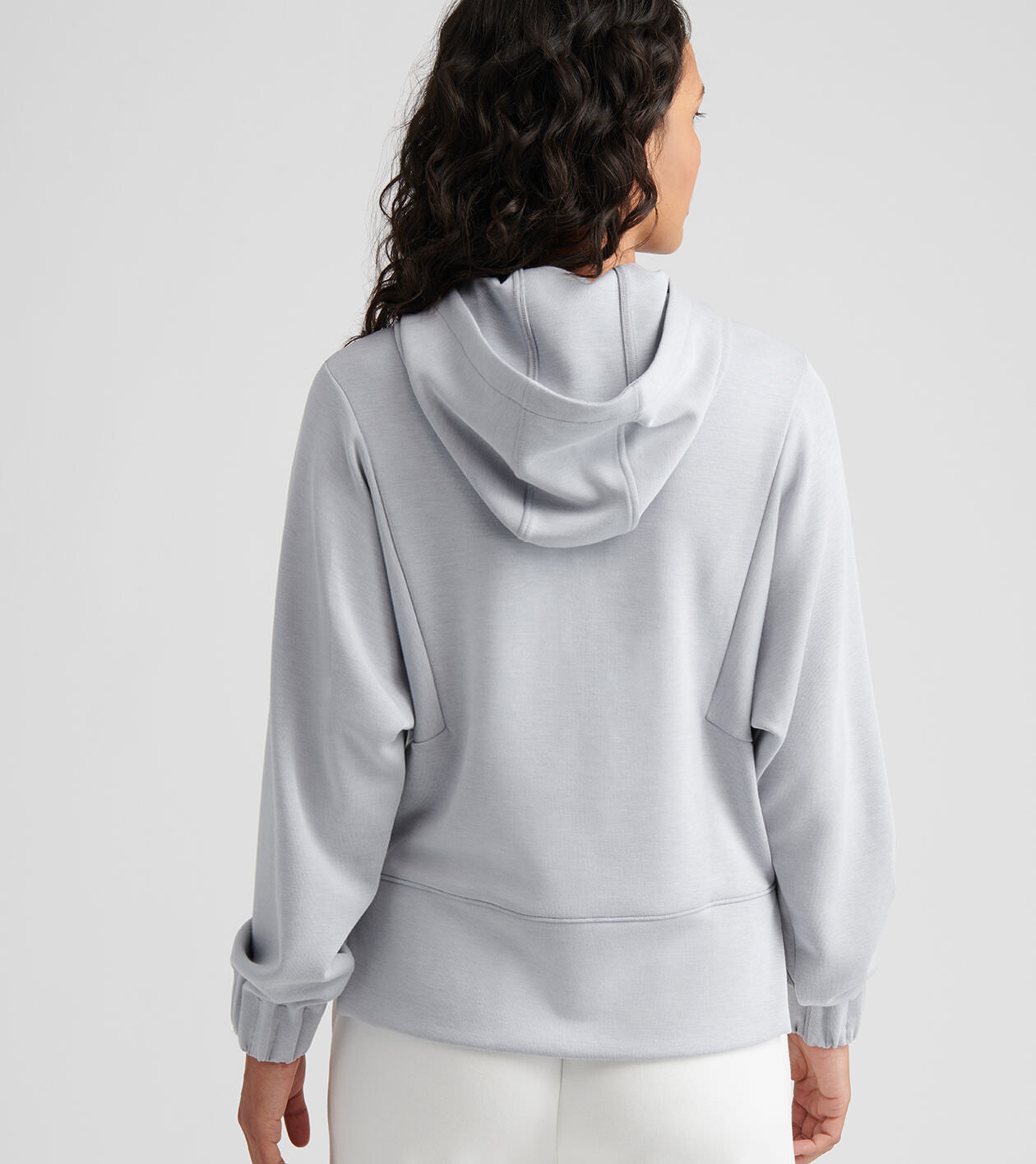 Flora Knit Mélange Hoodie