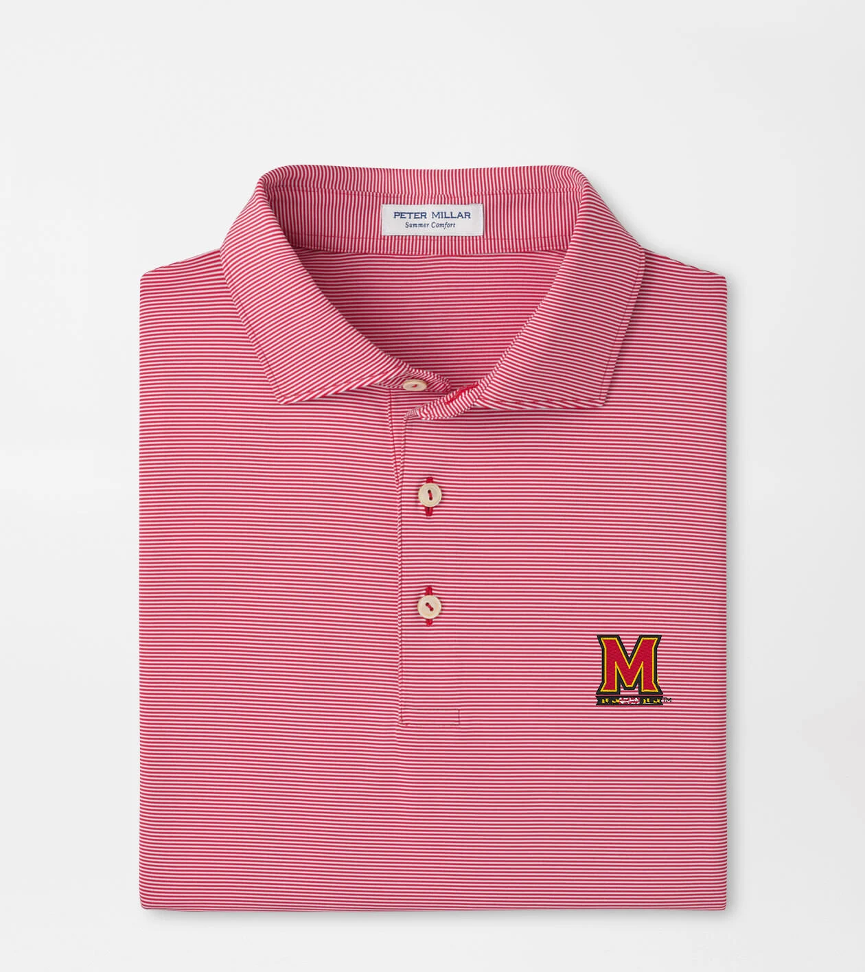 Maryland Jubilee Stripe Performance Polo