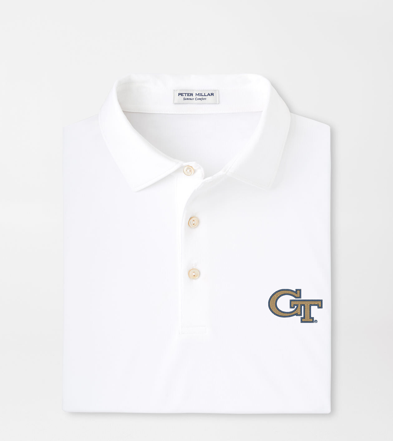 Georgia Tech Solid Performance Jersey Polo
