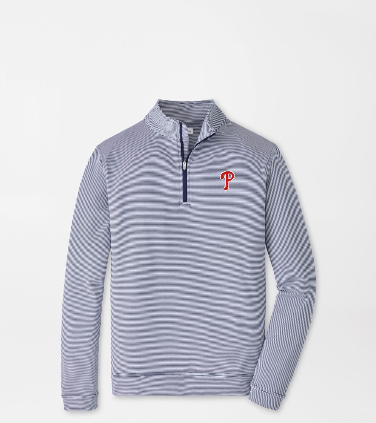 Philadelphia Phillies Perth Sugar Stripe Performance Quarter-Zip