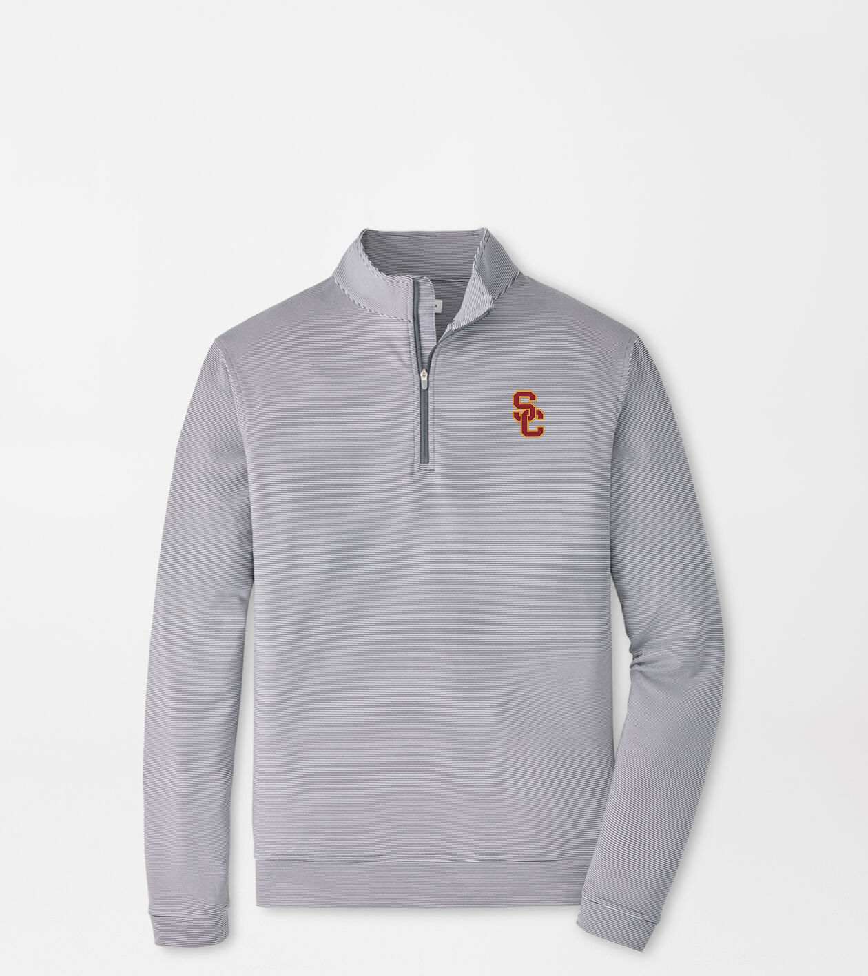 USC Perth Sugar Stripe Performance Quarter-Zip