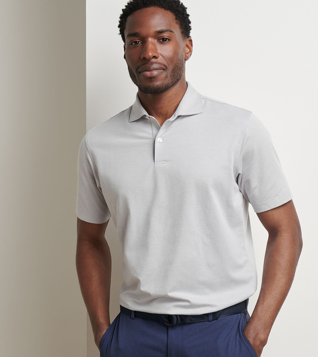 Albatross Cotton-Blend Piqué Polo
