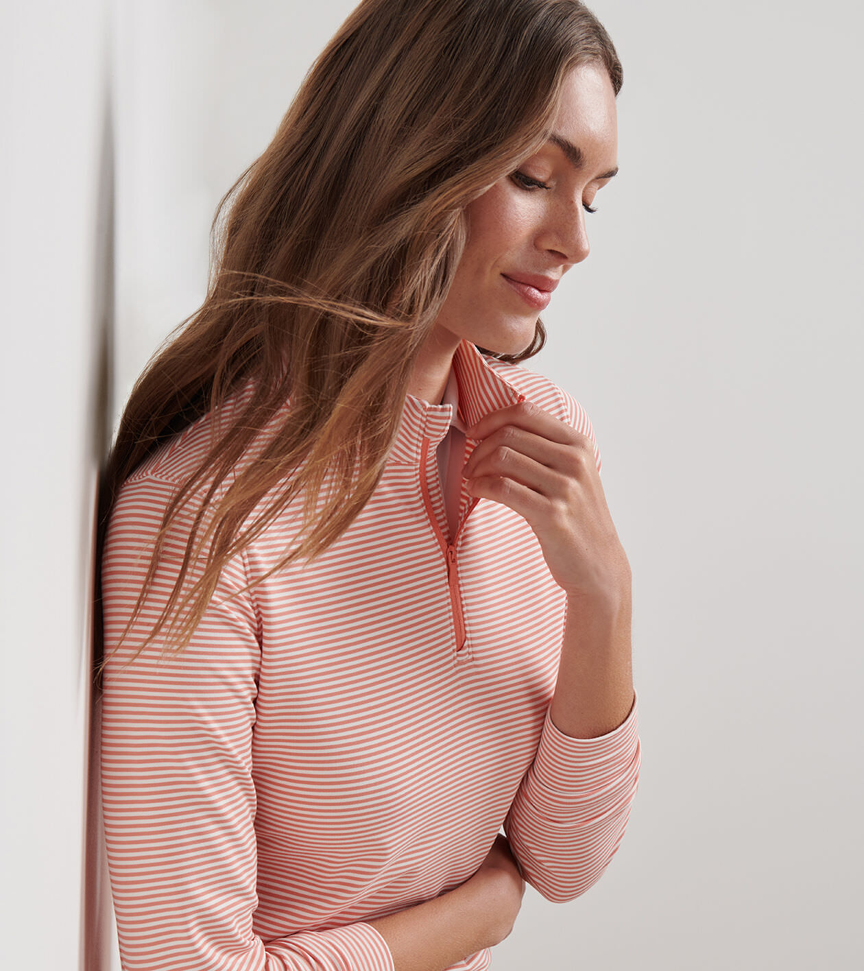 Perth Vista Stripe Performance Quarter-Zip