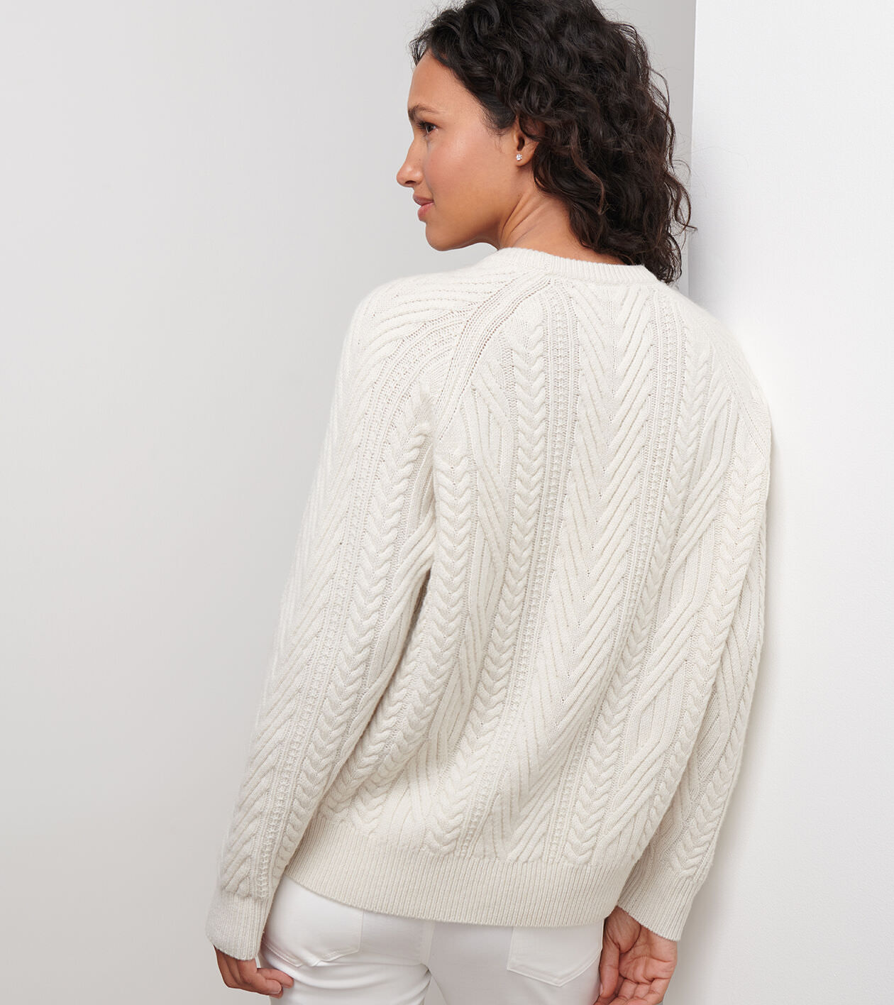 Bennett Cable Knit Crew Sweater