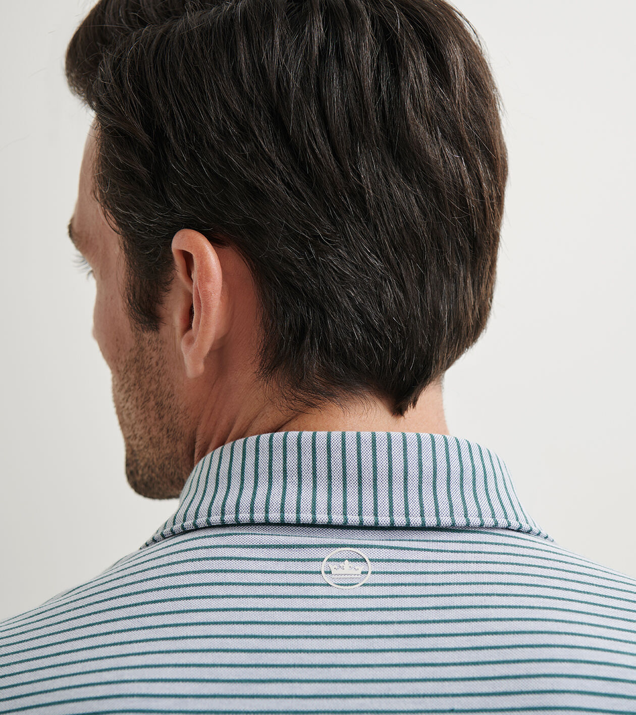 Albatross Cotton-Blend Piqué Stripe Polo