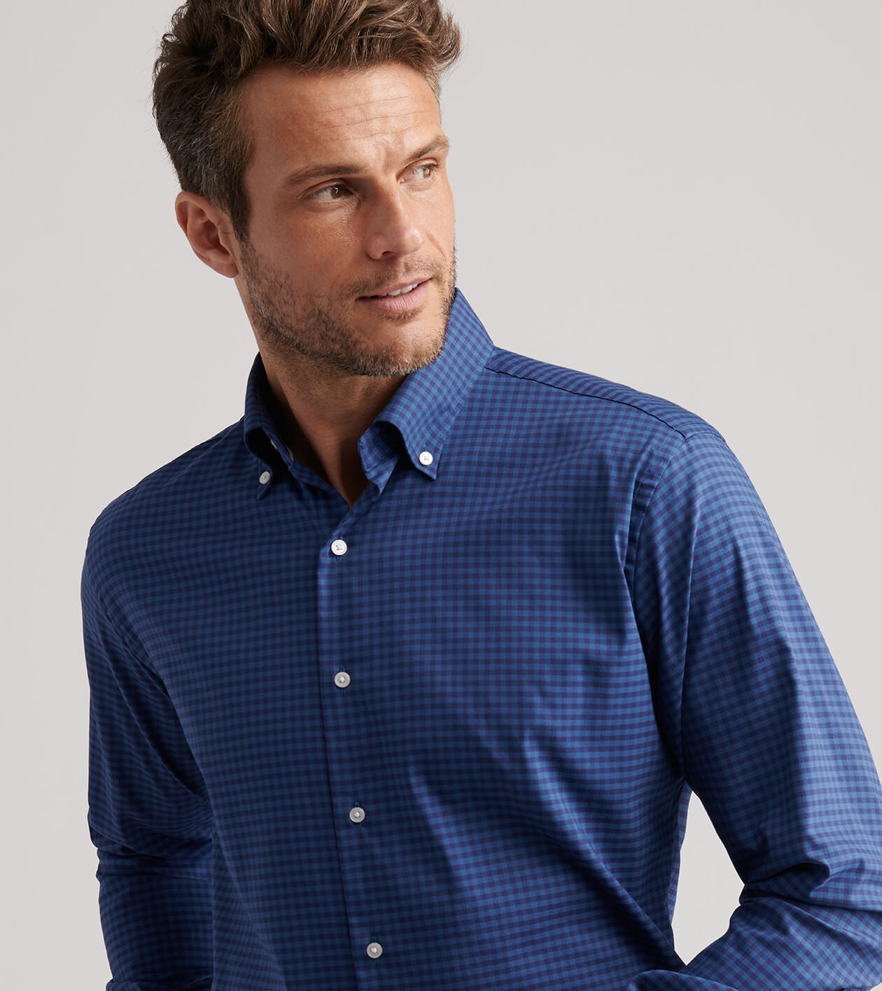 Conway Crown Lite Cotton-Stretch Sport Shirt
